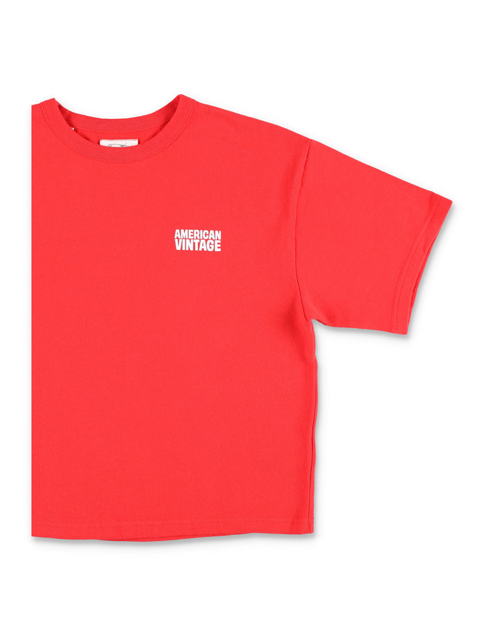 American Vintage Ykobow red t-shirt for kids Cotton Tshirt