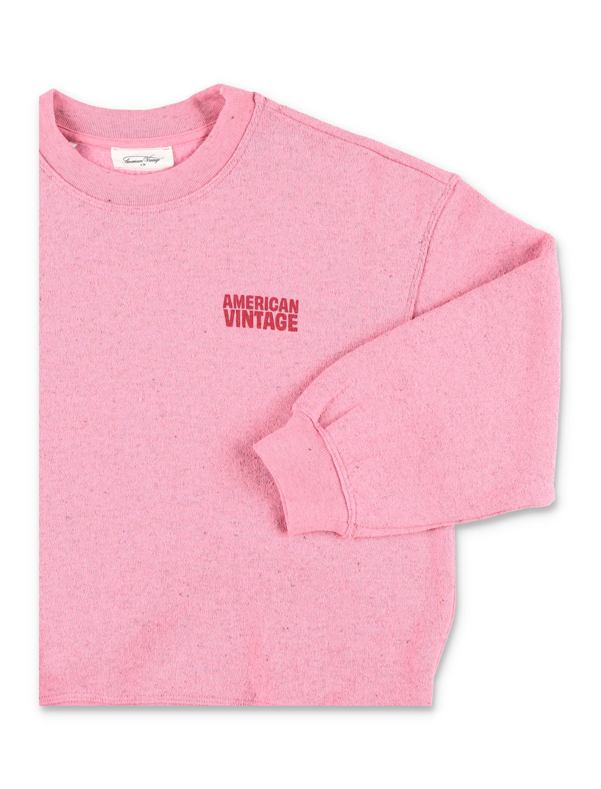 American Vintage Evona sweatshirt for kids Dark Rose Polyester