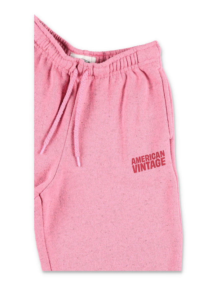 American Vintage Evona jogging pants for kids Dark Rose Polyester