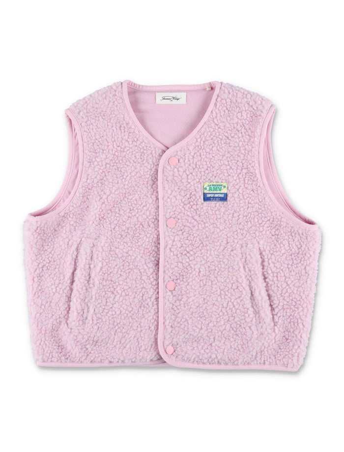 American Vintage Hoktown pink vest for kids Polyester