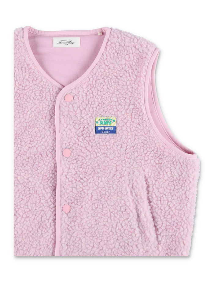 American Vintage Hoktown pink vest for kids Polyester