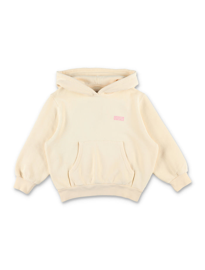 American Vintage Vanilla Izubird Kids Hoodie Cotton Sweatshirt