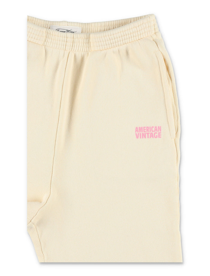 American Vintage Izubird butter jogging pants for kids Burro Cotton