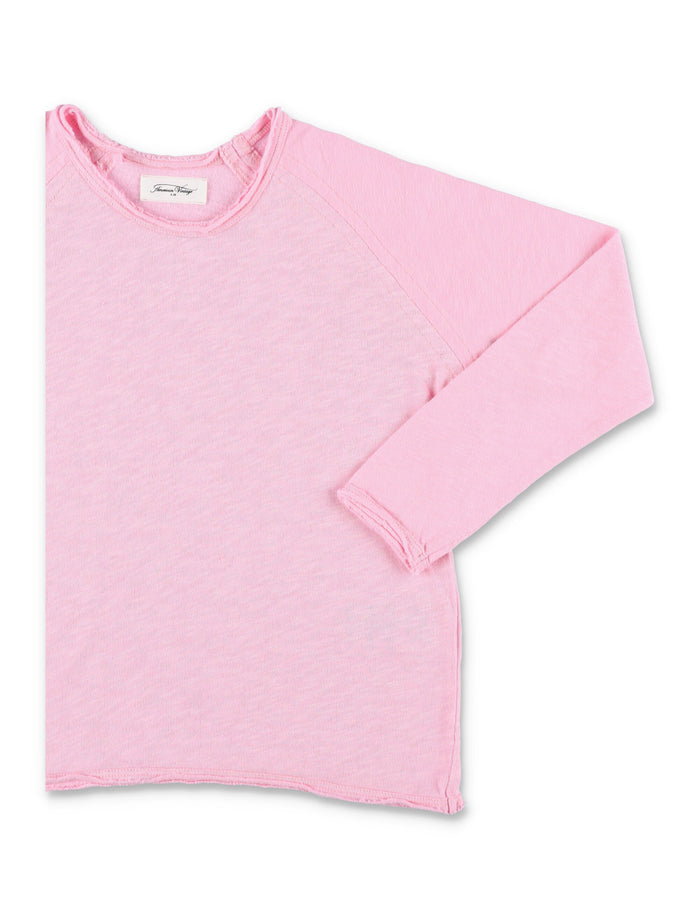 American Vintage Sonoma long sleeves t-shirt for kids Pink Cotton Tshirt