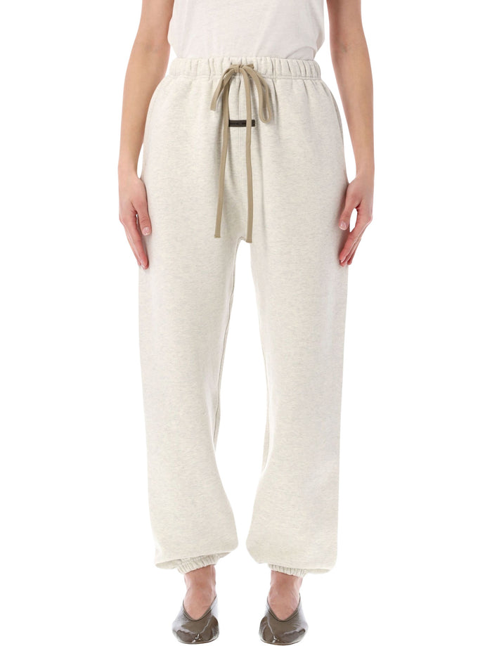 Essentials Fear of God classic beige sweatpants Oatmeal Heater Cotton Pant