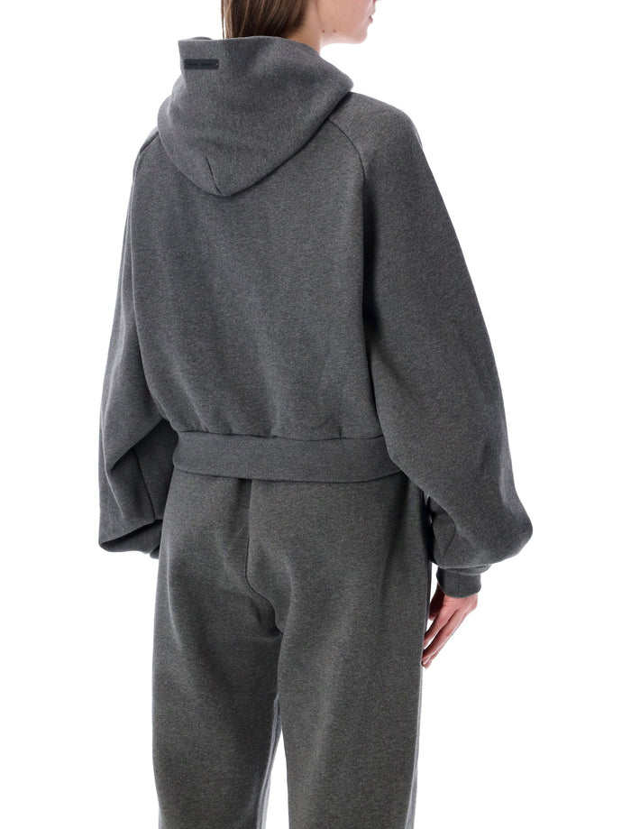 Essentials Fear of God grey 90s raglan hoodie Charcoal Heater Cotton Sweatshirt