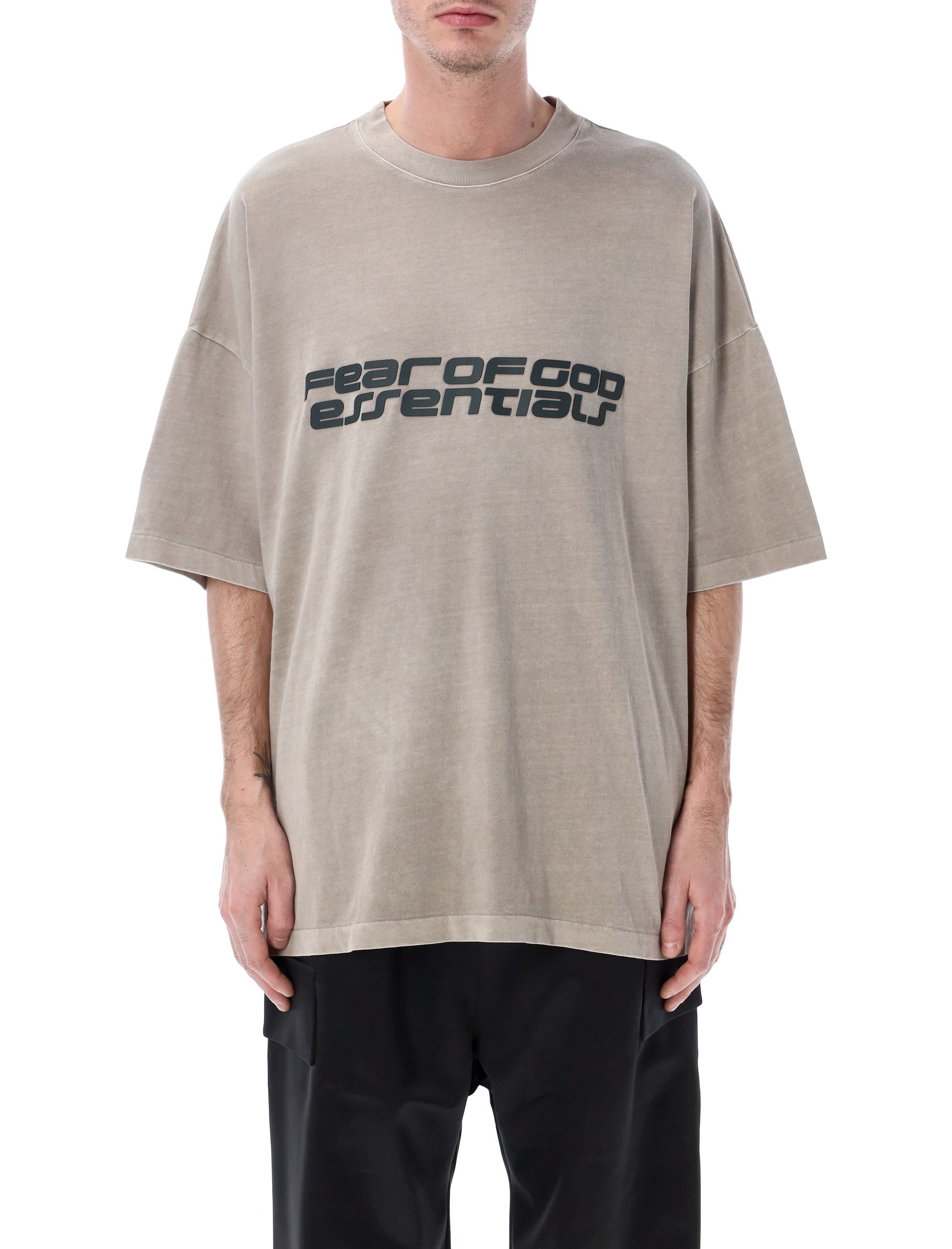 Fear of God Essentials 90s cotton Tee smoke grey T-shirt