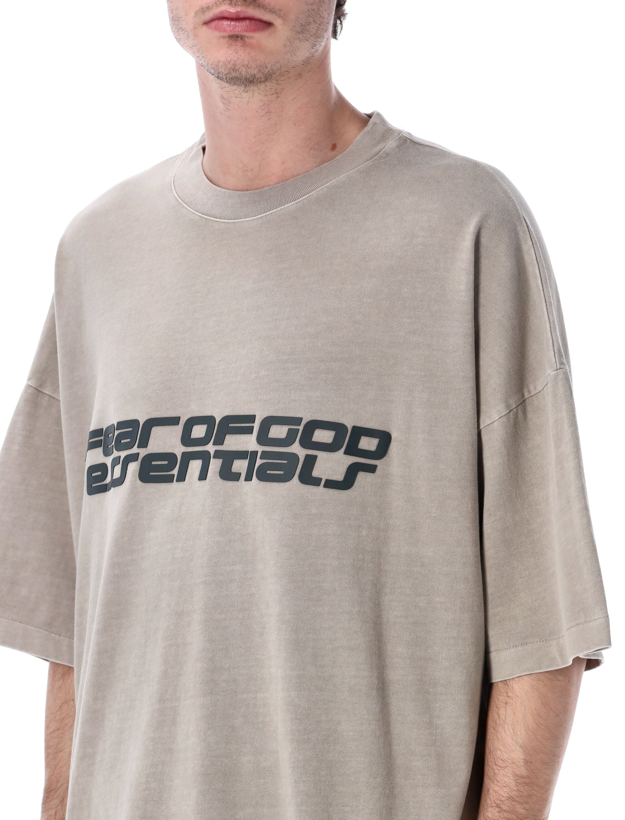 Fear of God Essentials 90s cotton Tee smoke grey T-shirt