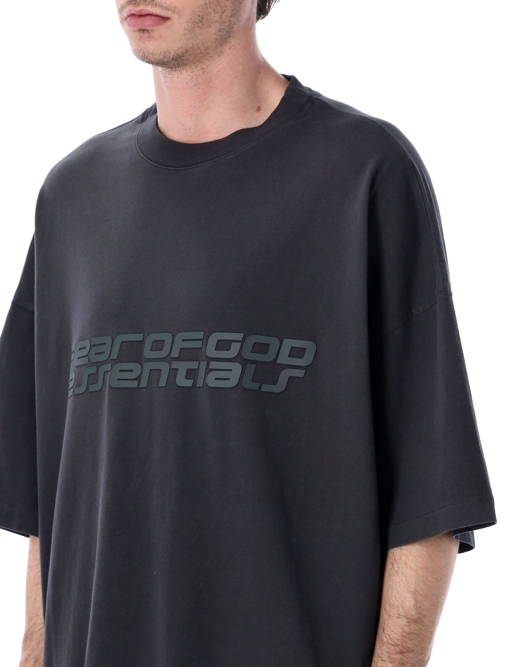 Fear of God Essentials 90s cotton Tee vintage black T-shirt