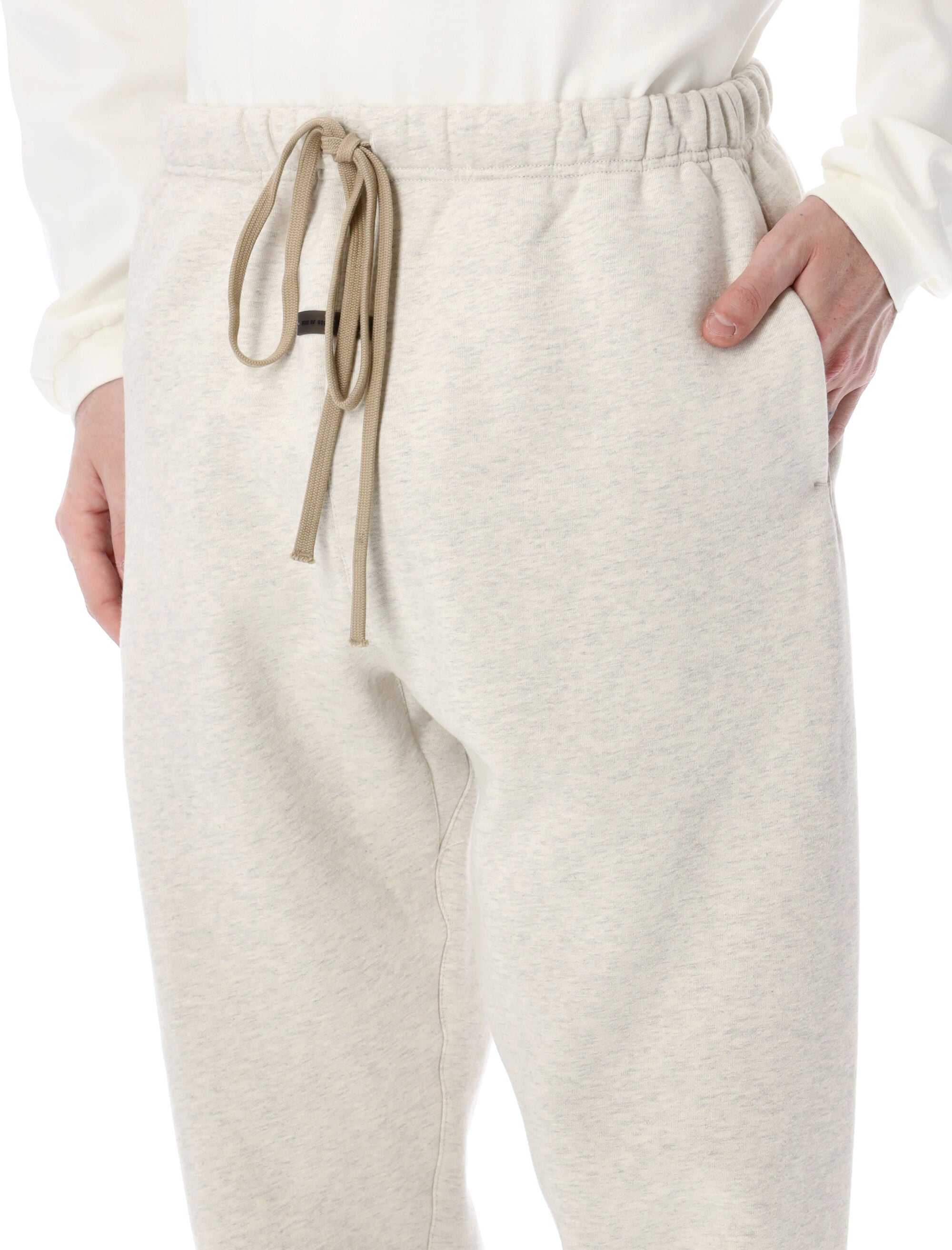 Fear of God Essentials classic sweatpants oatmeal heather Cotton