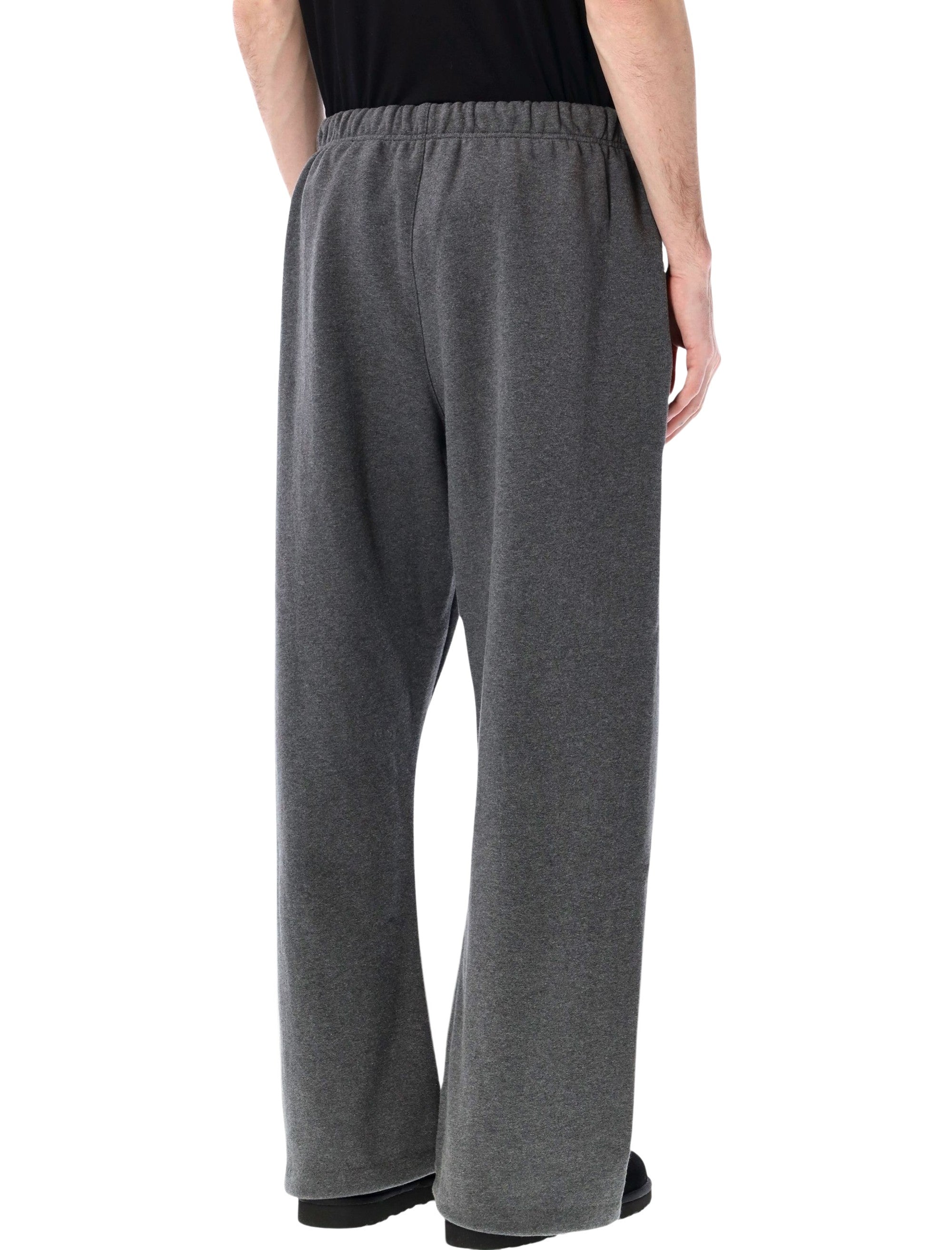 Fear Of God Essentials Flare Sweatpants Grey Charcoal Heather Cotton
