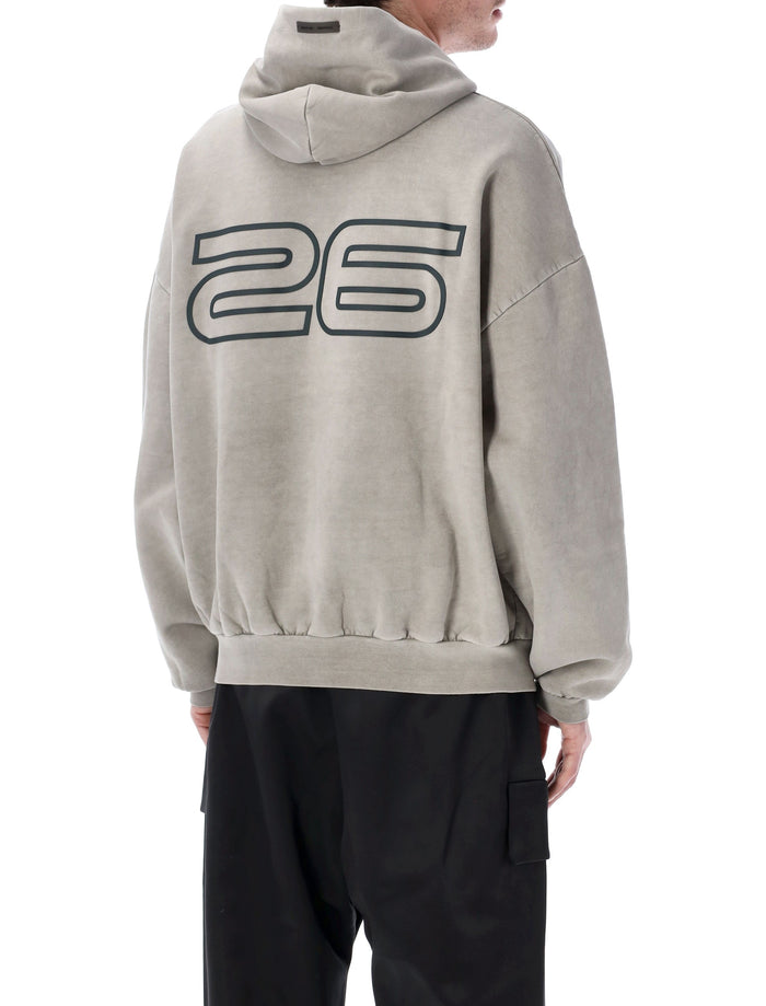 Fear of God Essentials grey 90s hoodie Smoke Cotton Sweatshirt