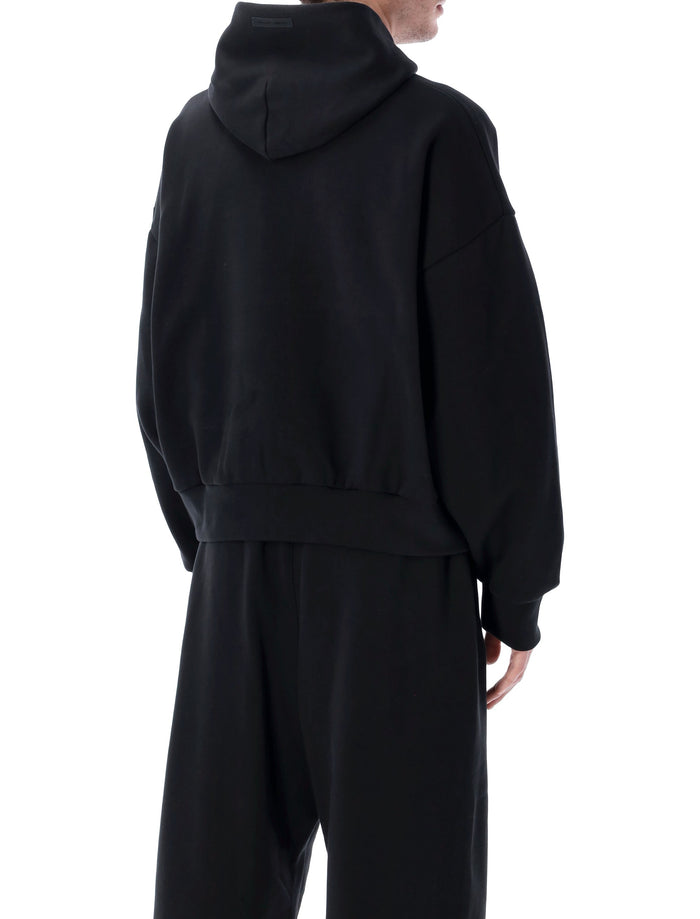 Fear of God Essentials Classic hoodie black Vintage Cotton Sweatshirt