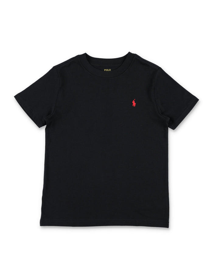 Polo Ralph Lauren Kids Classic Cotton T-Shirt Black Tshirt
