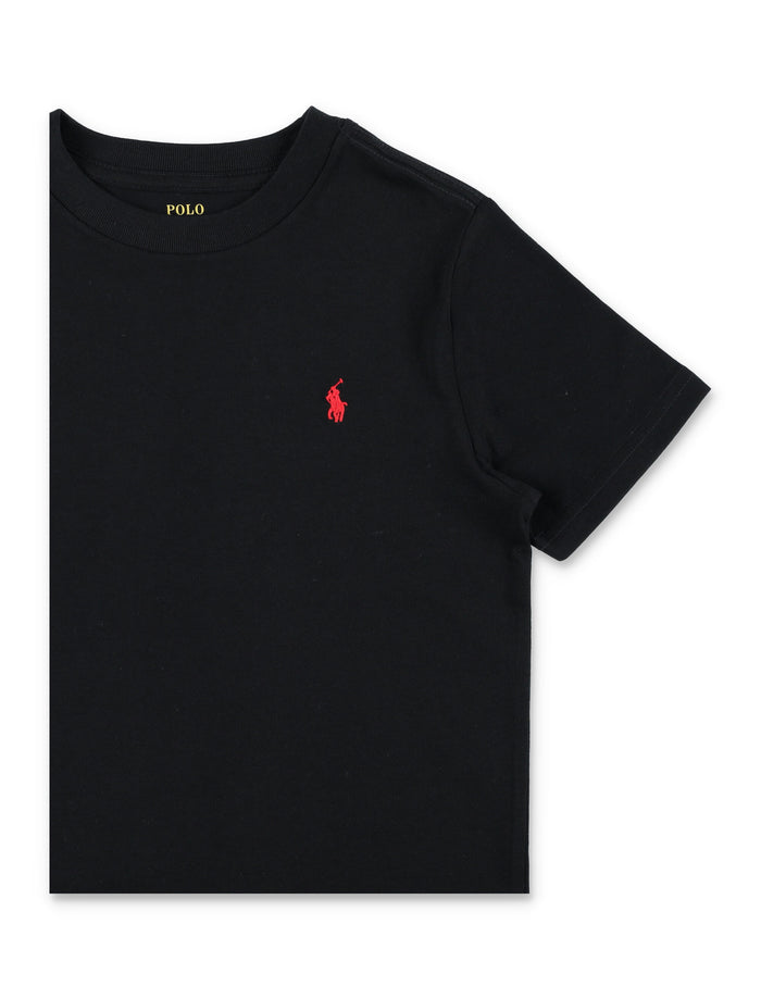 Polo Ralph Lauren Kids Classic Cotton T-Shirt Black Tshirt