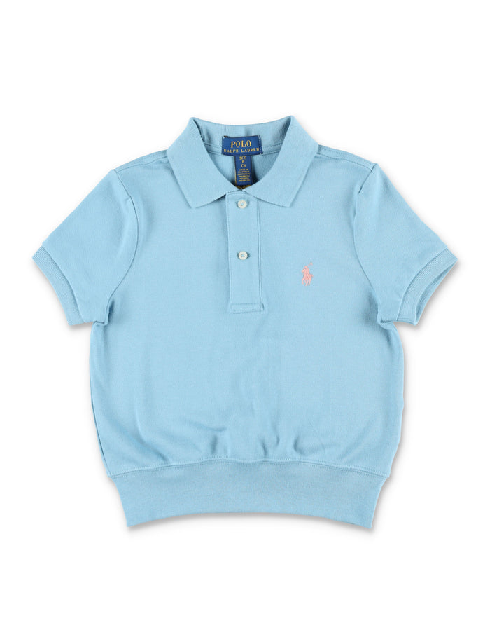 Polo Ralph Lauren Girls Shirt & Skort Set Blue Cotton