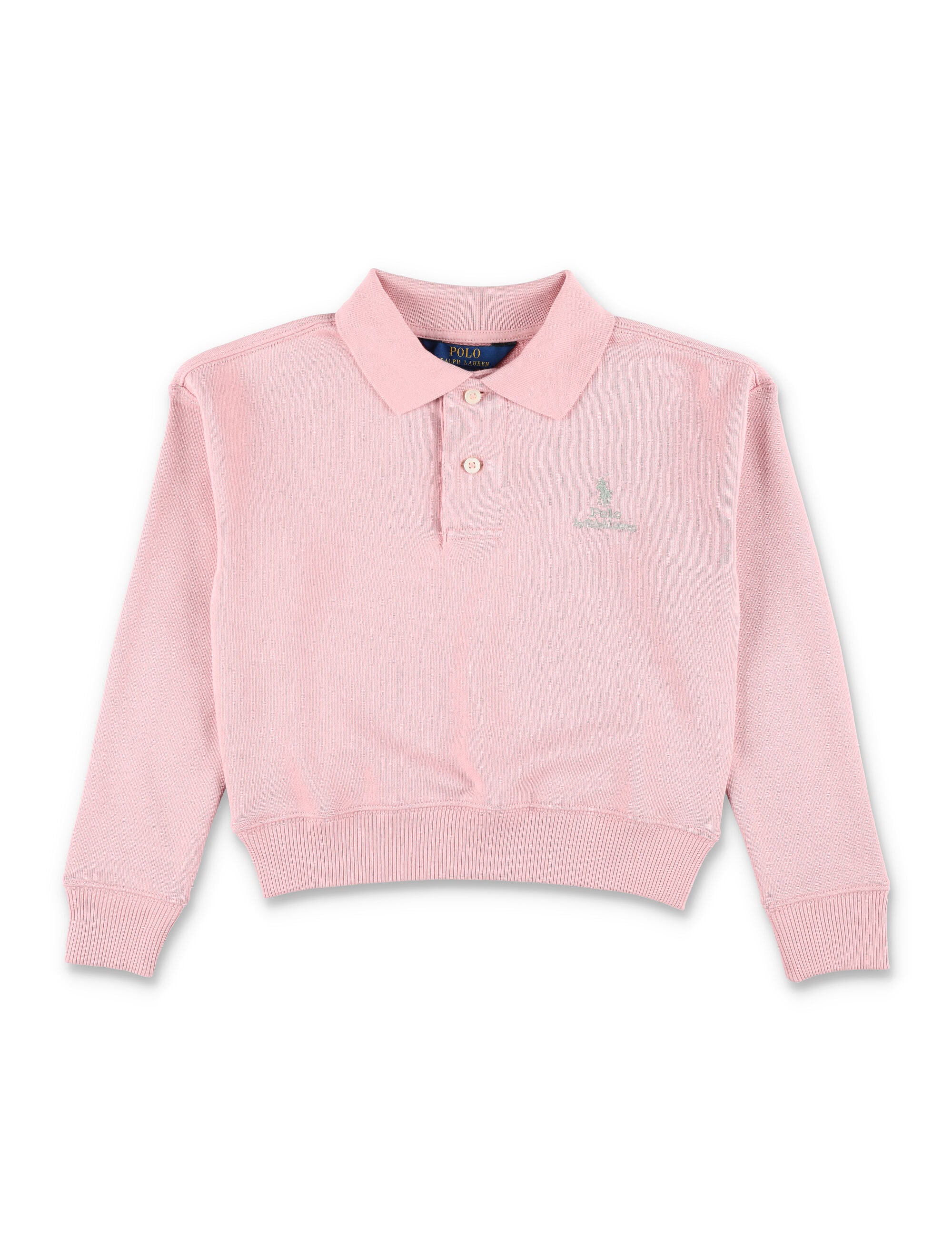 Polo Ralph Lauren Pink Sweatshirt Girl Rose Cotton