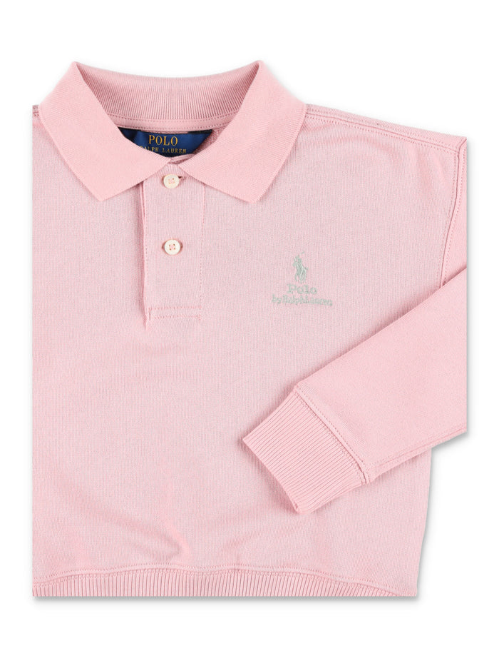 Polo Ralph Lauren Pink Sweatshirt Girl Rose Cotton