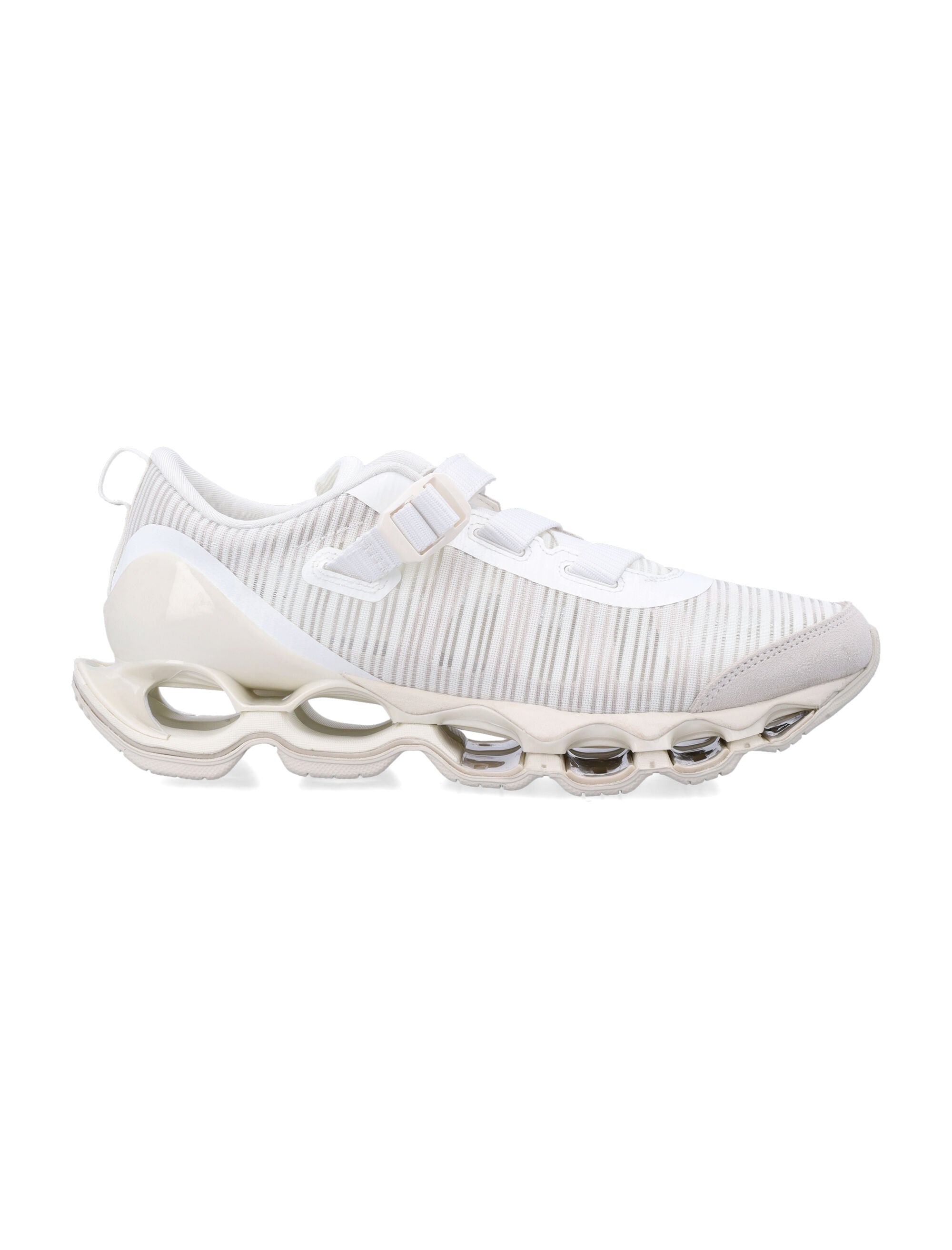 Mizuno Wave Prophecy Strap Sneakers Snow White Upper
