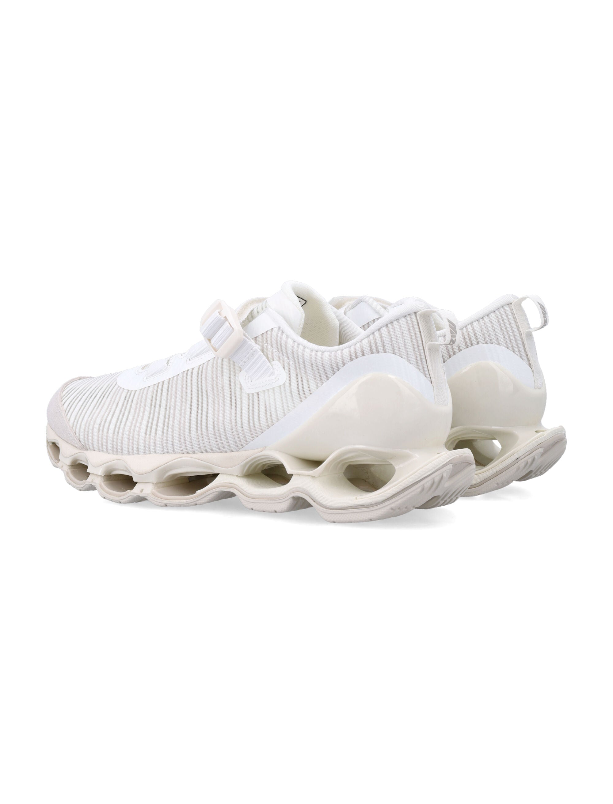 Mizuno Wave Prophecy Strap Sneakers Snow White Upper