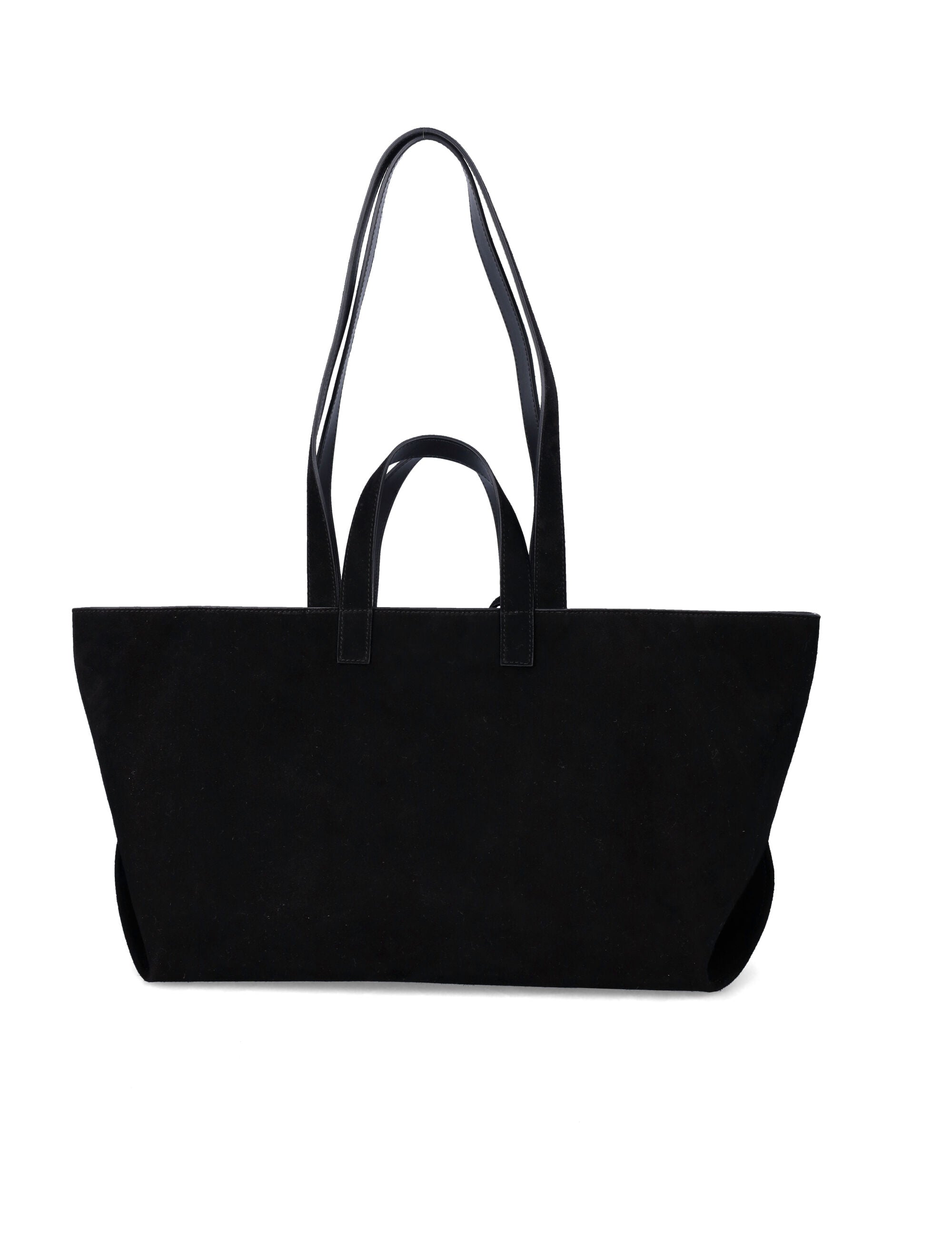 A.P.C. Le Drummer suede bag Black Calf Leather Tote