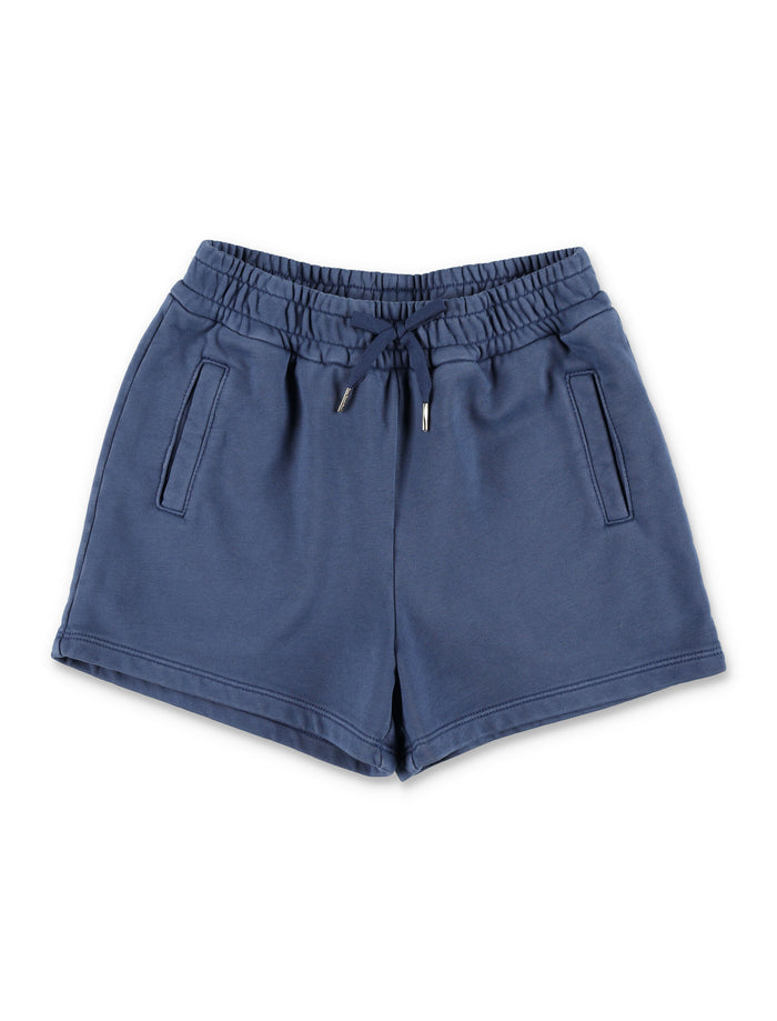 Chloé Fleece Shorts for Girls Blue Cotton