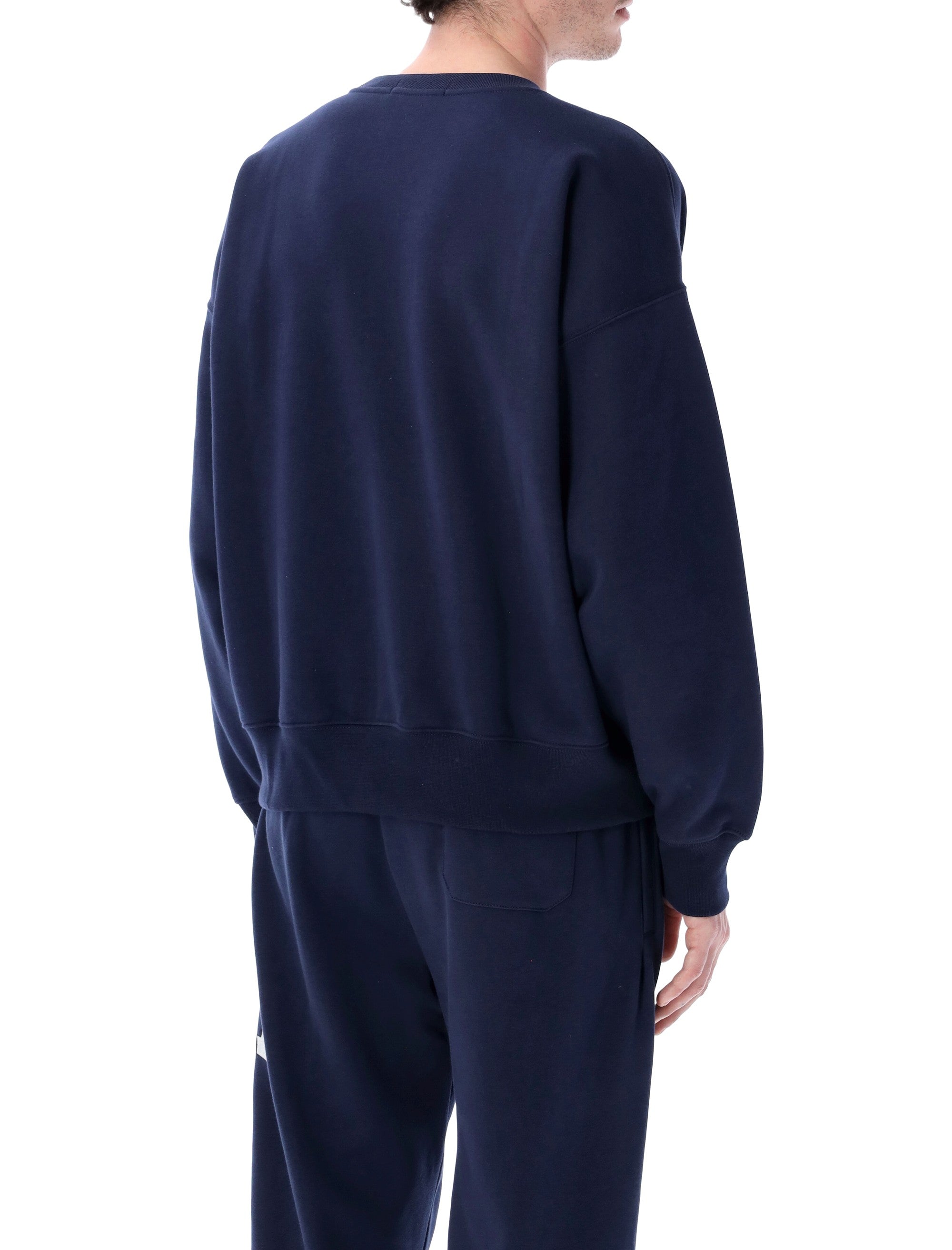 Polo Ralph Lauren Vintage Fit Flag Fleece sweatshirt Blue Cotton