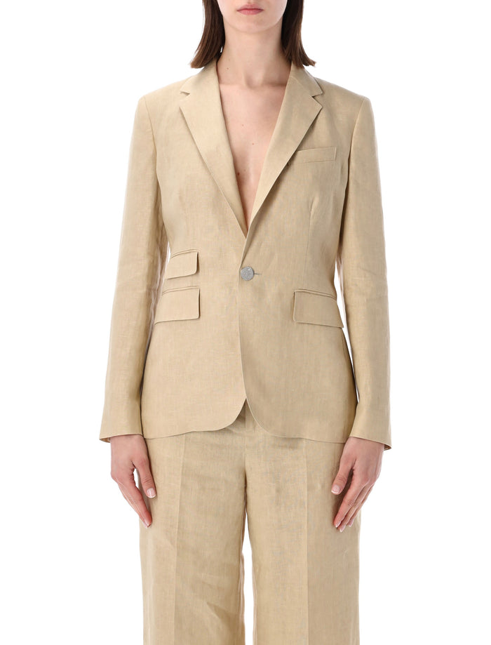 Ralph Lauren slim fit linen Parker blazer Light Tan