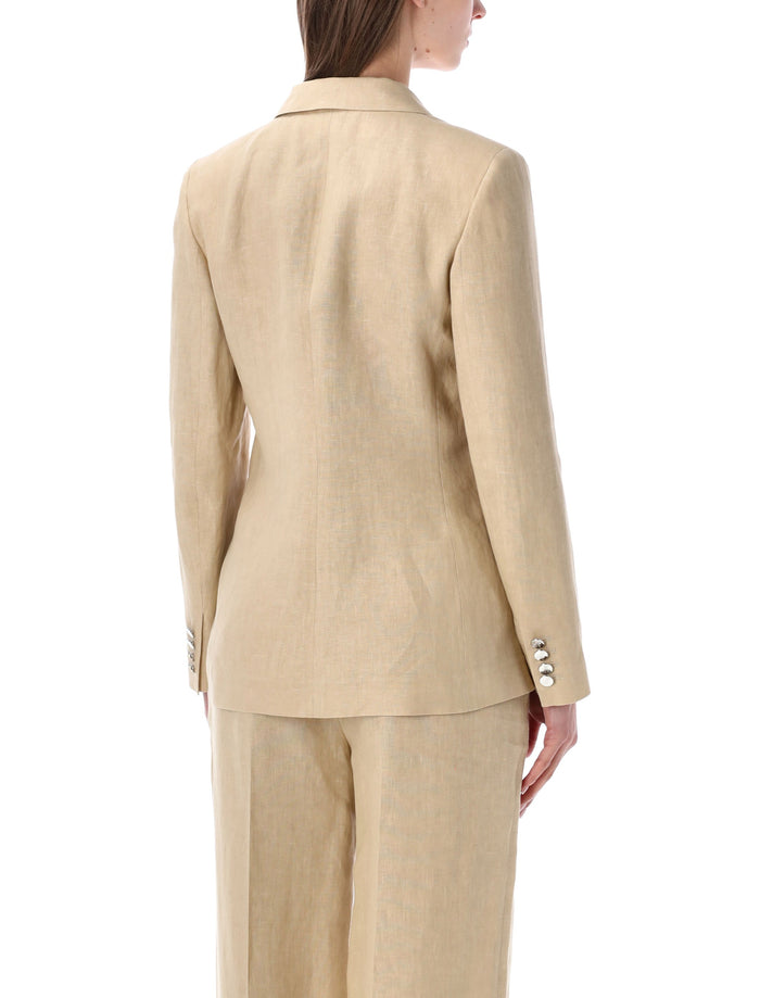 Ralph Lauren slim fit linen Parker blazer Light Tan