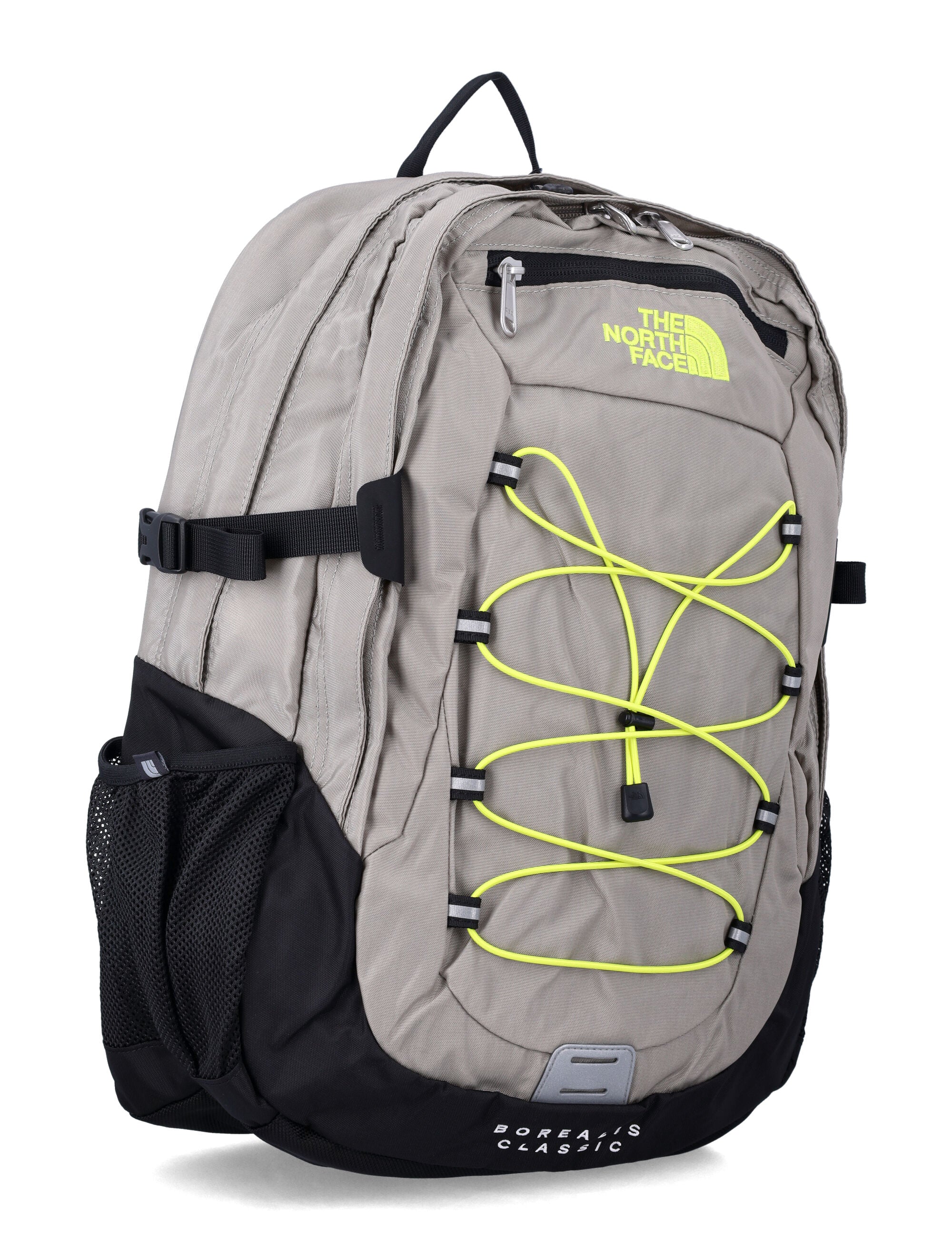 The North Face Borealis Classic Backpack for kids Grey/lime Nylon Bag