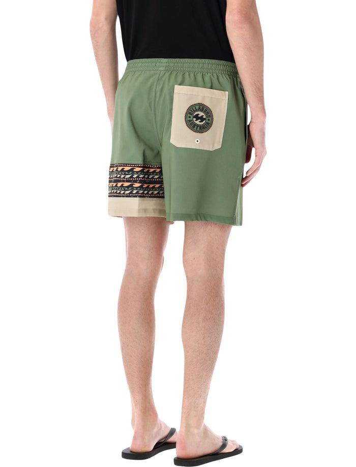 Billabong Burleigh Layback boardshorts Moss Recycled Polyester Swimwear