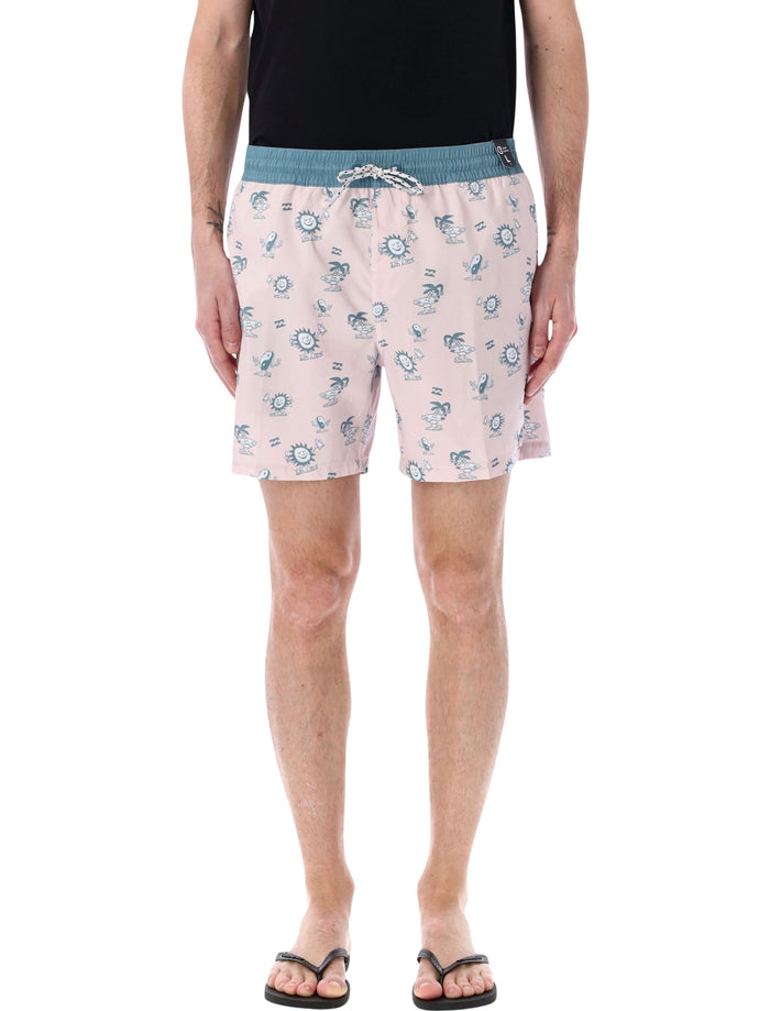 Billabong Vacay Layback boardshorts Light Pink Recycled Polyester Swimwear