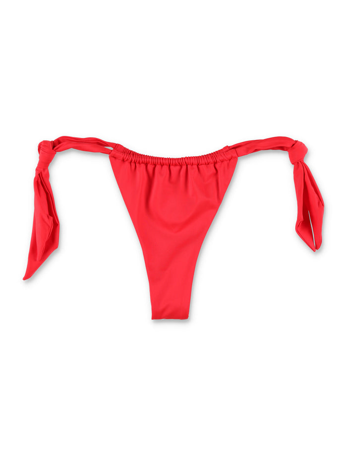 Lets Swim brazilian tie-side bikini bottom Red Recycled Polyamide