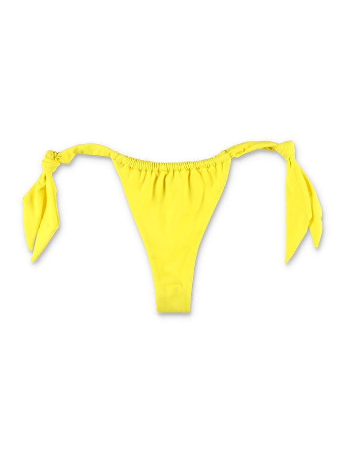 Lets Swim brazilian tie-side bikini bottom Yellow Recycled Polyamide