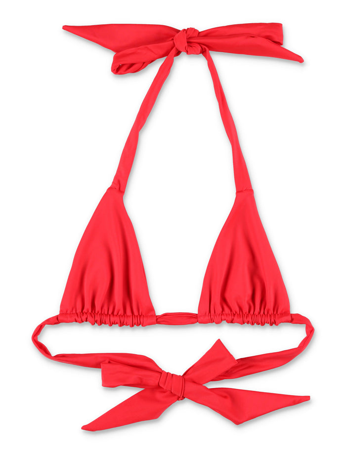 Lets Swim triangle bikini top Red Econyl®
