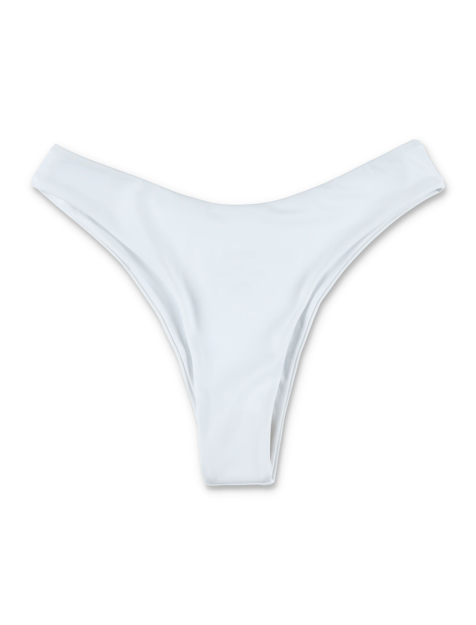 Lets Swim seamless brazilian bikini bottom White Recycled Polyamide