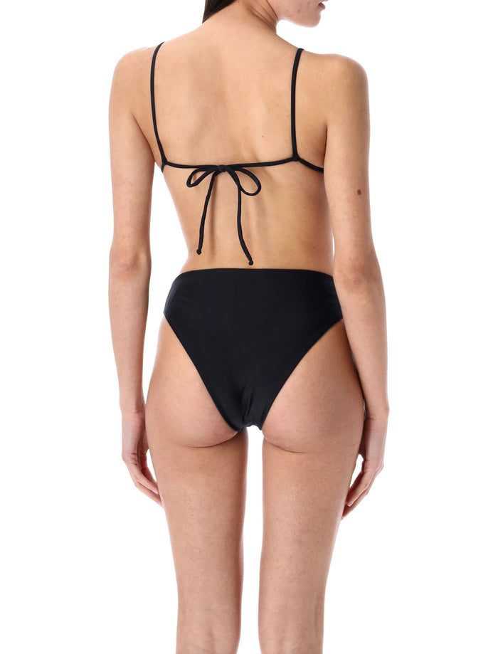 Swim by Di Riviera cut-out one-piece Black Polyamide Swimwear