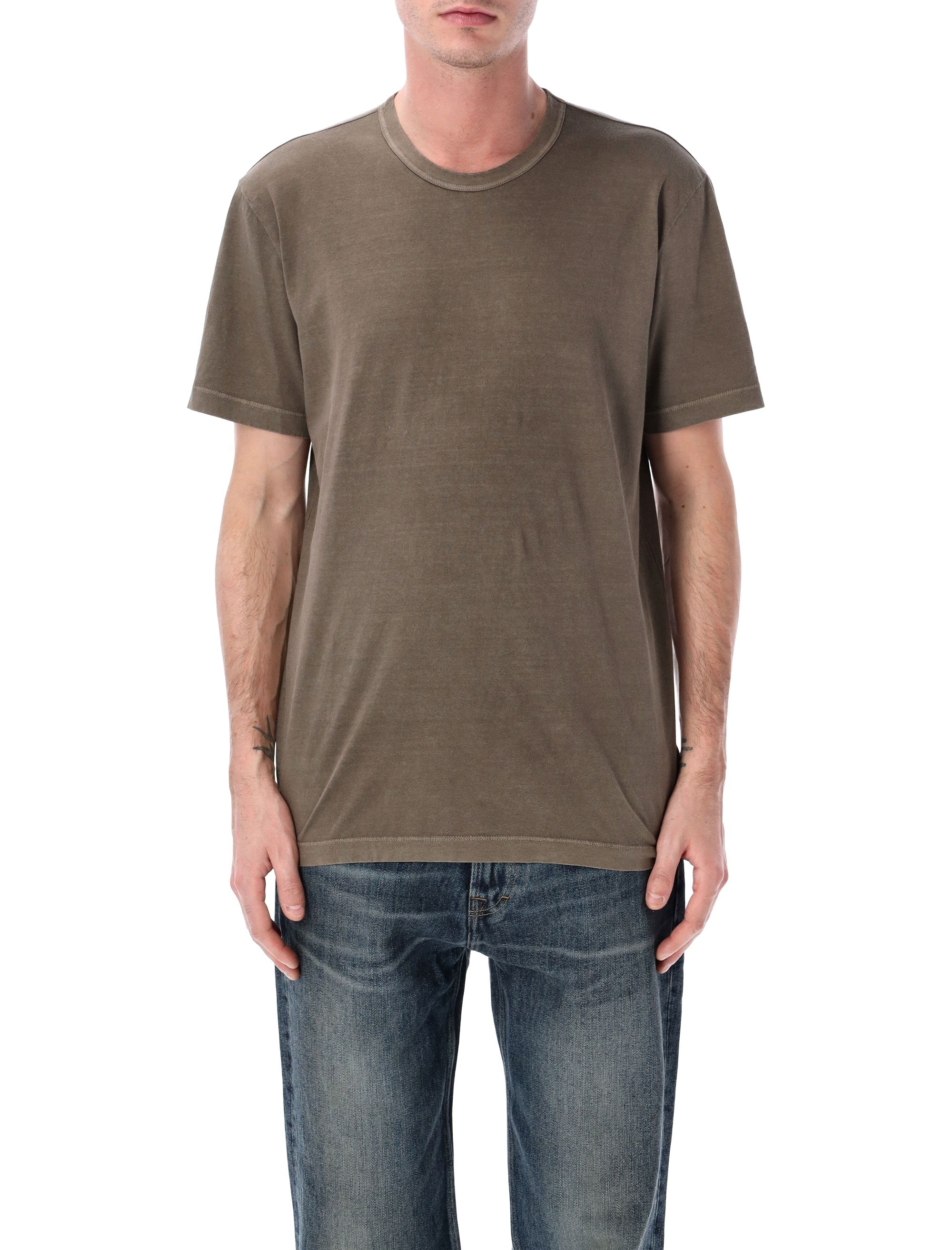 James Perse Soft Cotton Crew Tee Caribou Tshirt