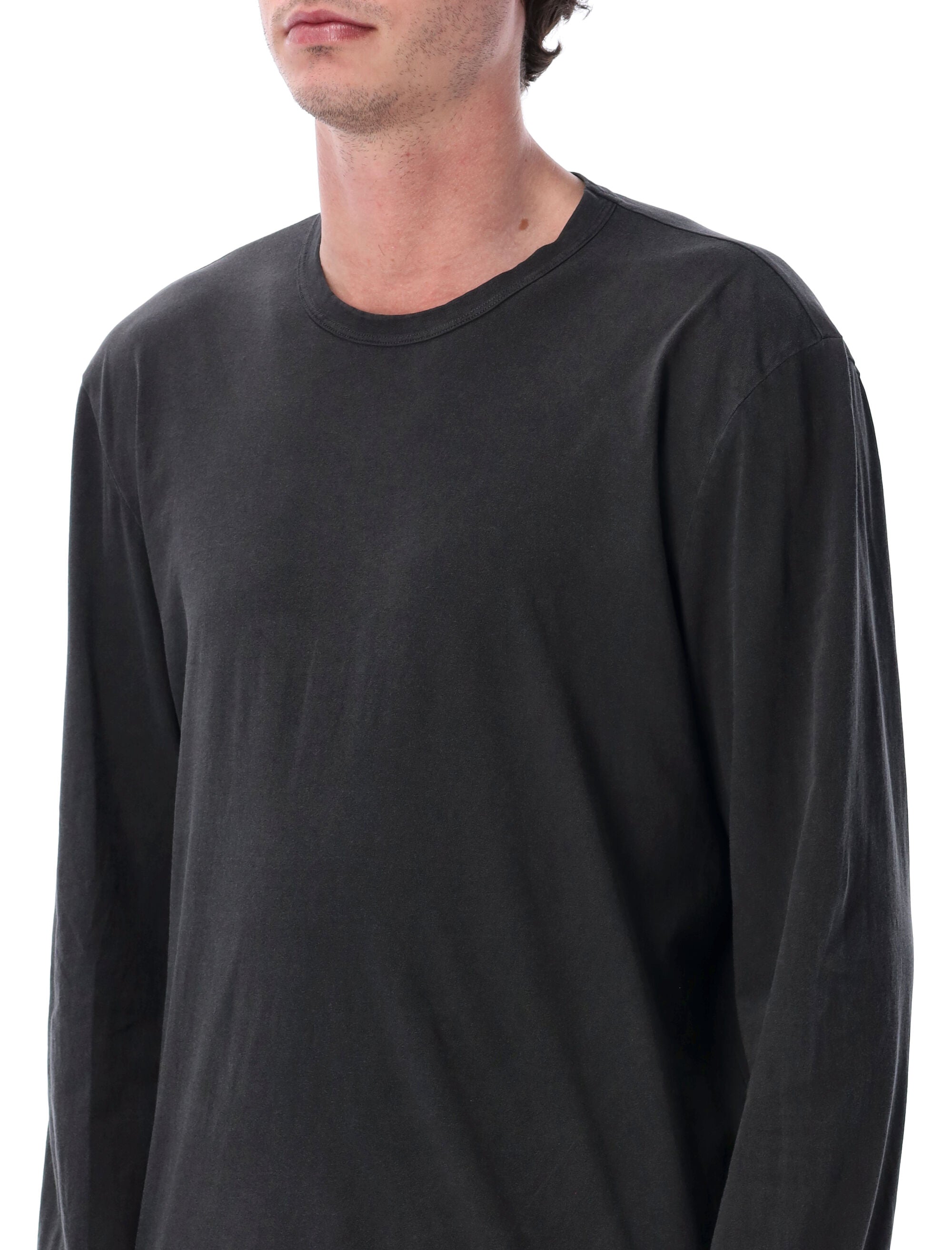 James Perse cotton long sleeve t-shirt Carbon Tshirt