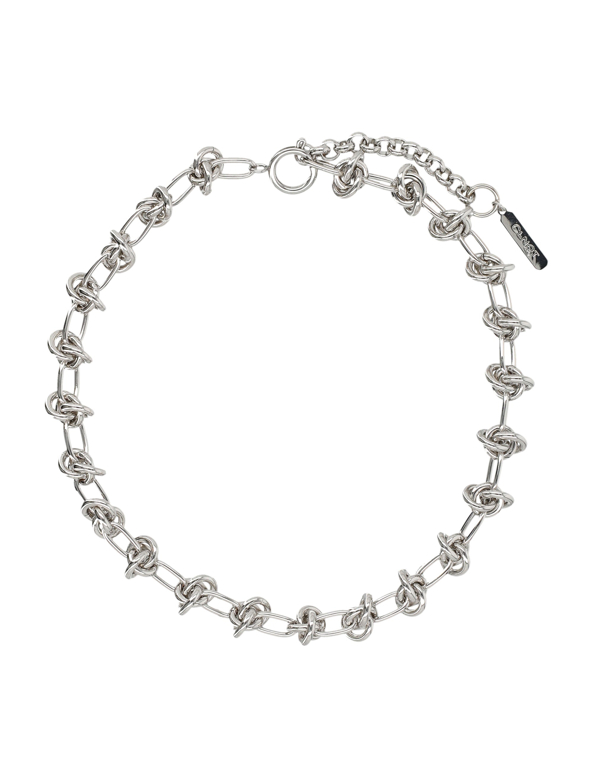 Justine Clenquet Daria Silver-Tone Necklace Brass