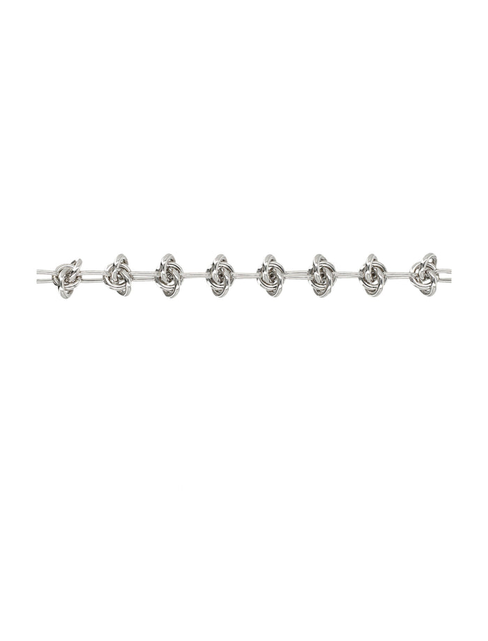 Justine Clenquet Daria Silver-Tone Necklace Brass