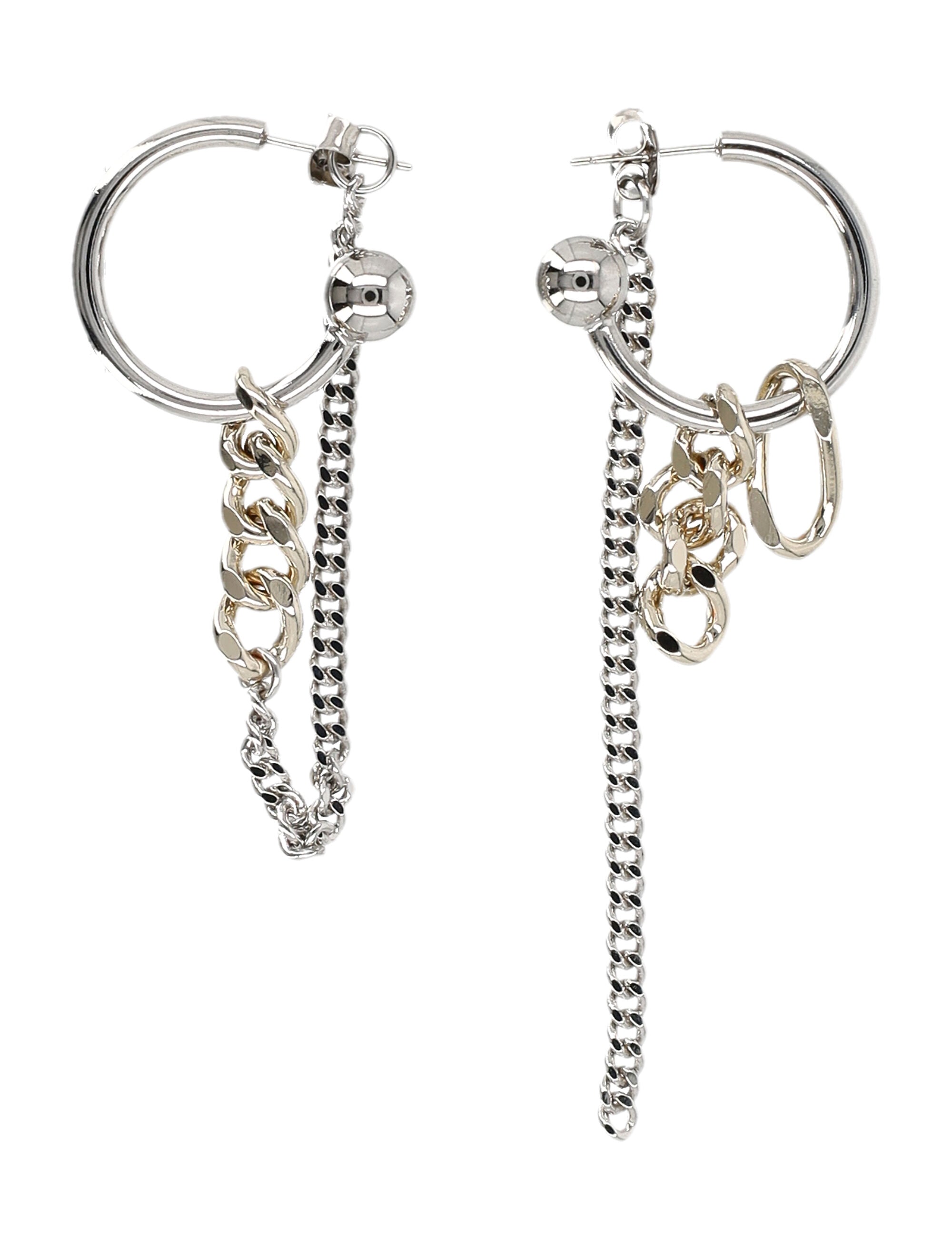 Justine Clenquet Jena Earrings Gold Palladium Brass