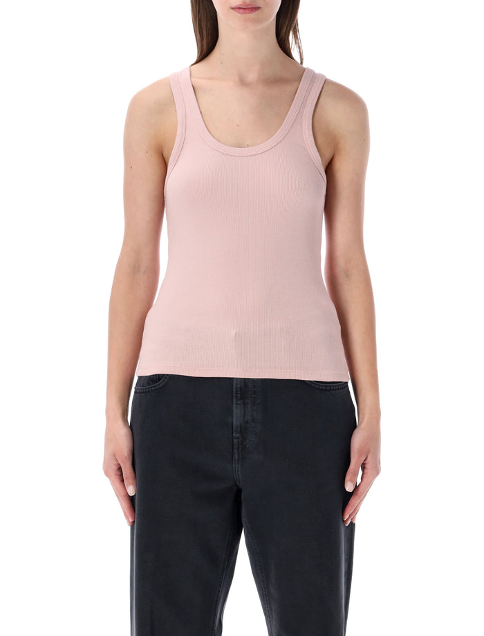 Colorful Standard Organic Rib Tank Top Faded Pink Cotton