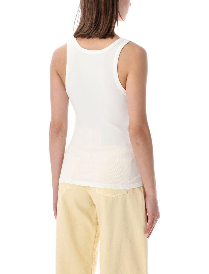 Colorful Standard Organic Rib Tank Top Optical White Cotton