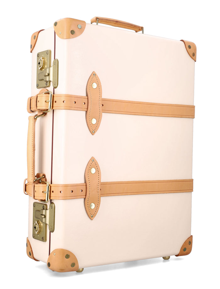 Globe-Trotter Safari Carry-On 2 wheels Ivory Natural Recycled Materials Trims Luggage