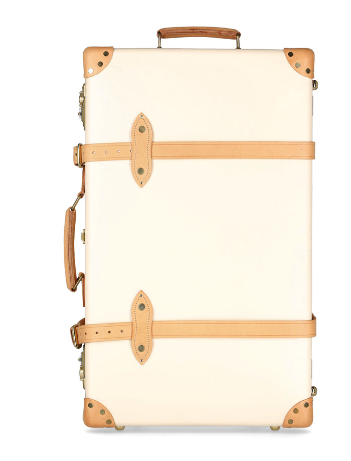 Globe-Trotter ivory Safari large suitcase 2 wheels Natural Recycled Materials Trims Luggage