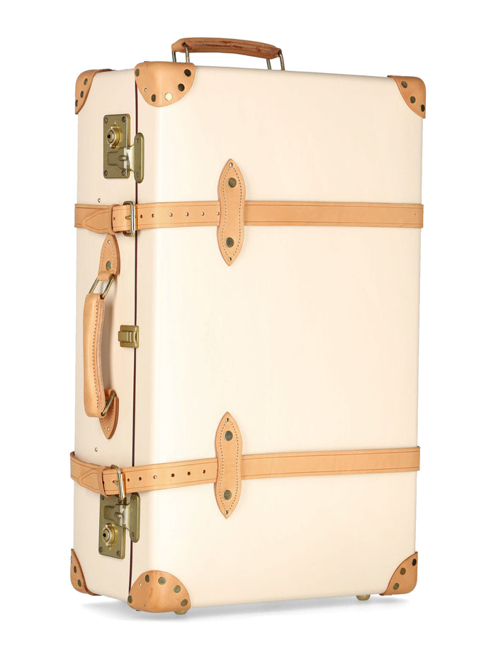 Globe-Trotter ivory Safari large suitcase 2 wheels Natural Recycled Materials Trims Luggage