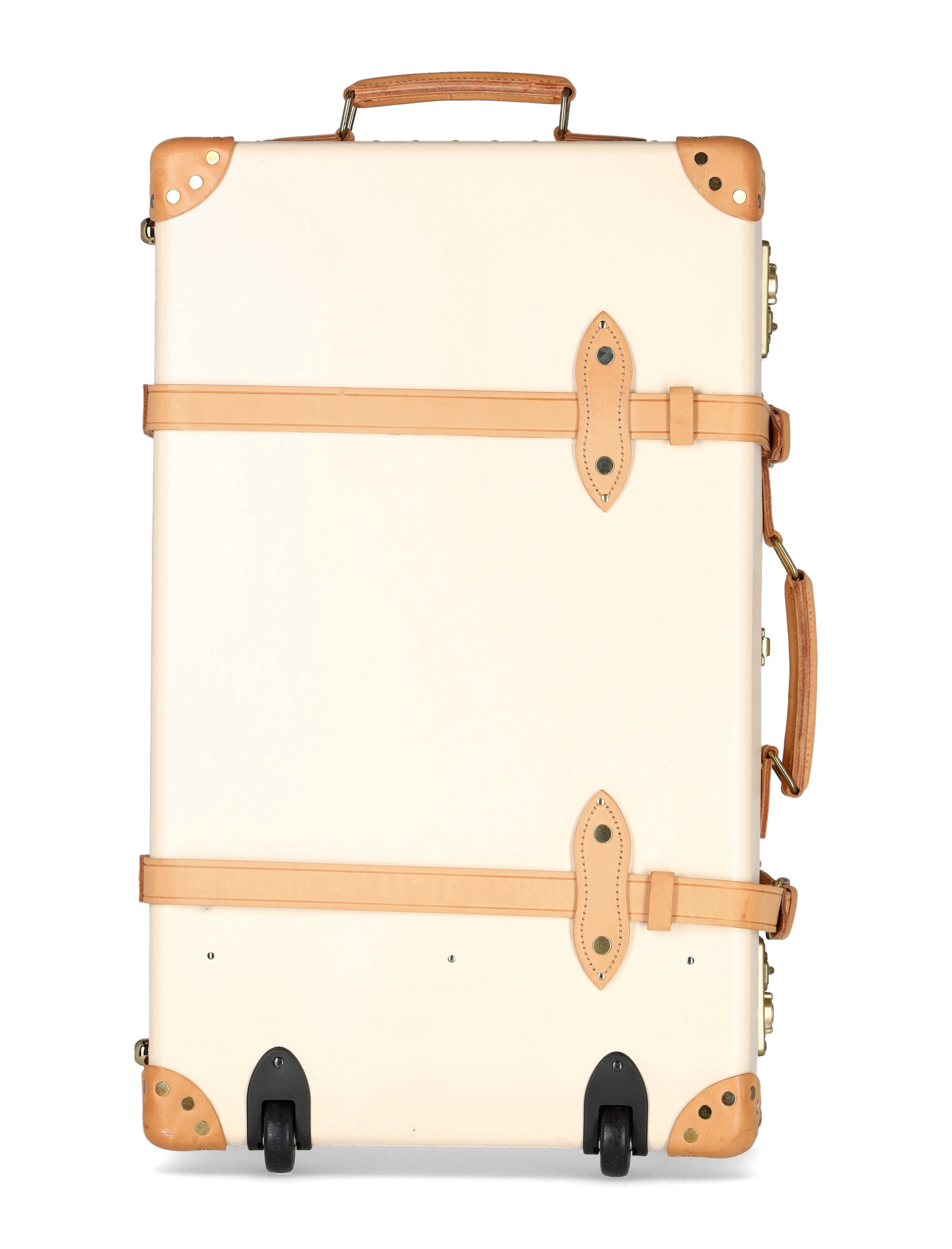 Globe-Trotter ivory Safari large suitcase 2 wheels Natural Recycled Materials Trims Luggage