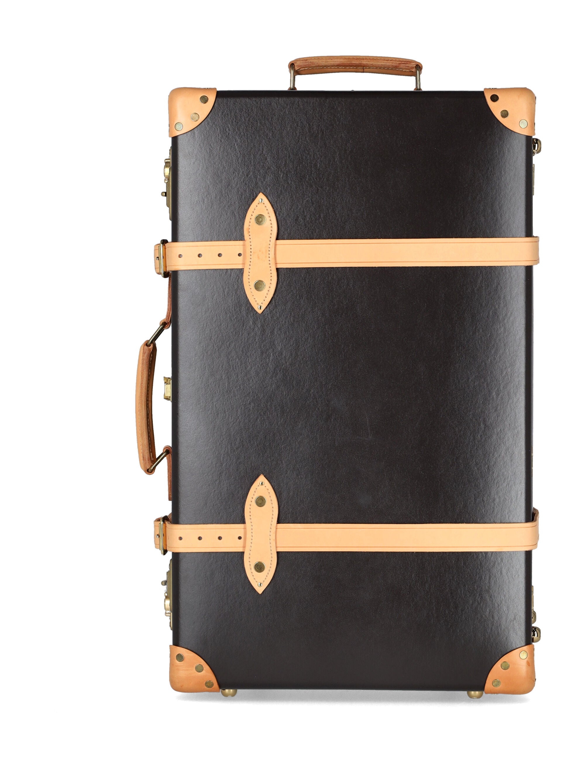 Globe-Trotter brown Safari large suitcase 2 wheels Natural Recycled Materials Trims Luggage