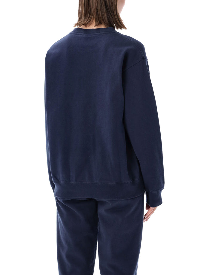 Sporty & Rich blue Heritage Yankees crewneck sweatshirt Dark Navy Cotton